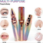 2 in 1 Electric Eyebrow Trimmer and Shaver, Flawless Hair Remover For Women, Flawless Facial Machine Razor, Painless